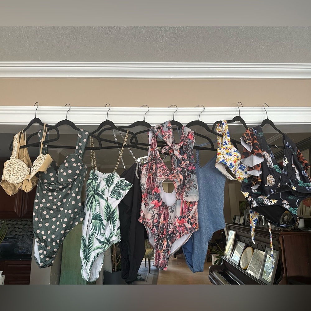Lot of 8 large bathing suits